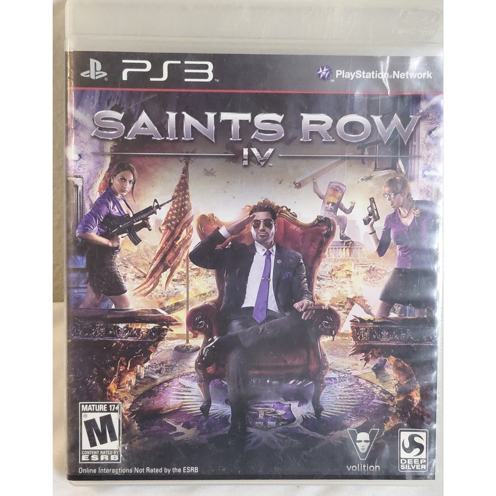 Saints Row IV 4 Sony PlayStation 3 PS3, 2013 Disc, Case & Artwork - No Manual